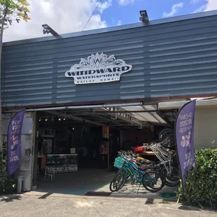 The front of the shop