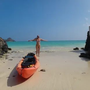 Islands in the background