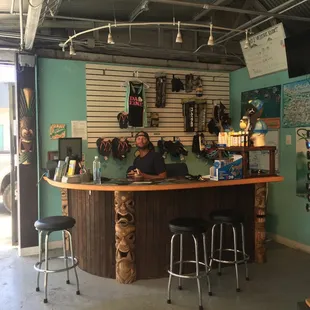 Owner Jeff hard at work