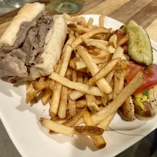 #4. Windy Citys Best of Both Worlds-Vienna Hot Dog and a 3 Beef Sandwich and Fries