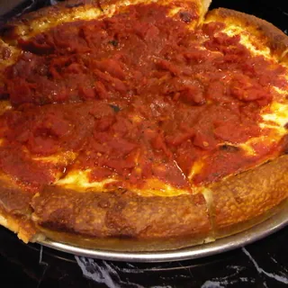 Chicago Deep Dish Cheese Pizza