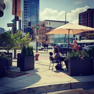 Improved patio = Happy guests!