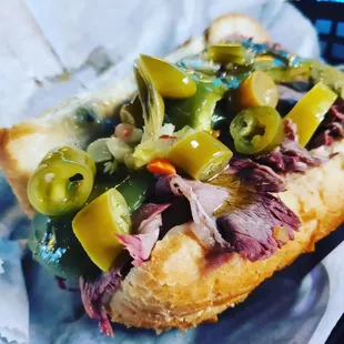 Smoked Italian beef