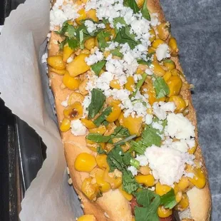 Elote Dog