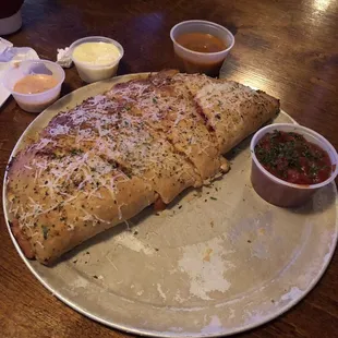 Meat lovers Calzone