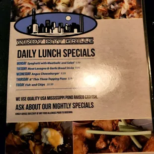 Menu Cover