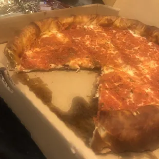 &quot;Deep dish&quot; &quot;Chicago style&quot;--- nope. Not even close.