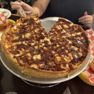 BBQ Bacon Chicken Deep Dish