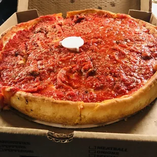 1/2 Cheese/1/2 Pepperoni, Sausage (June, 2021)