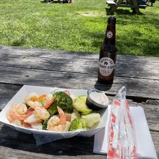 Healthy Pub with Shrimp