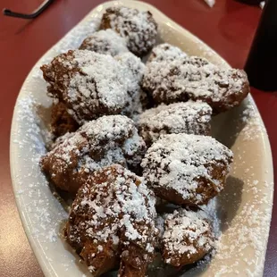 Our Own Beignets with Chocolate Sauce