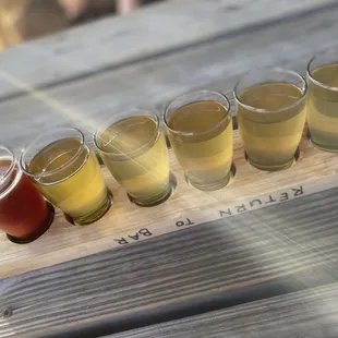 Hard Cider Flight $15