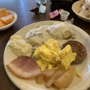 Full breakfast from buffet
