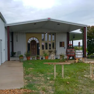 the front of the winery