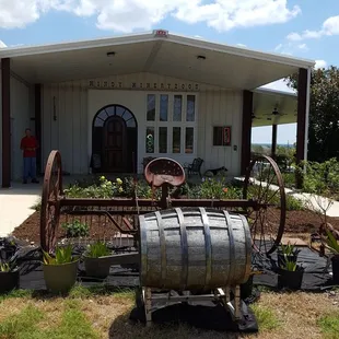 the front of the winery