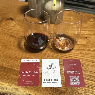 Our wine cards