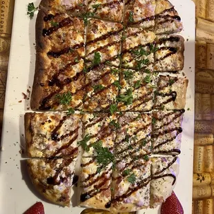 Blue cheese flatbread