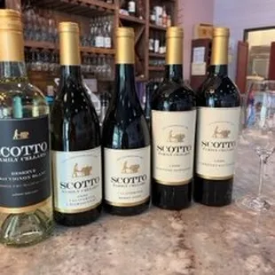 Scotto Family Vineyards ~ delicious selection of wines.