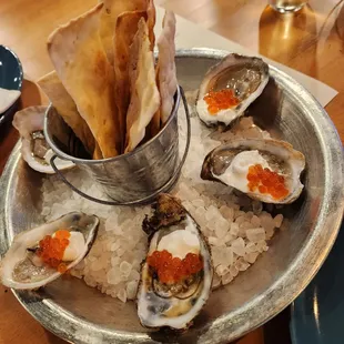 oysters and mussels, oysters, shellfish, food, mussels