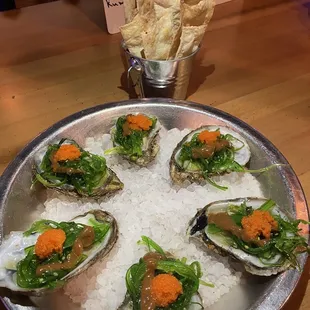 Sesame Seaweed Oysters