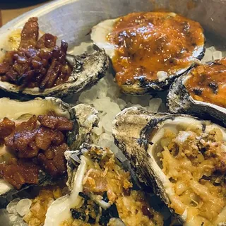 Baked Oyster Sampler