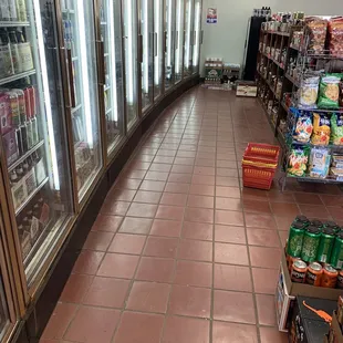 The main beer isle.
