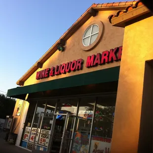 the outside of the store