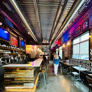 the interior of a restaurant