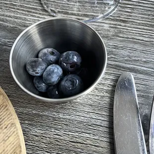 The second set of blueberries I was given.