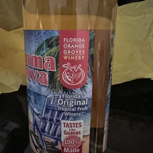 a bottle of wine