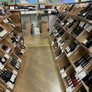 An entire store of wines that you won&apos;t find at many of the big box stores.  Take time to explore!