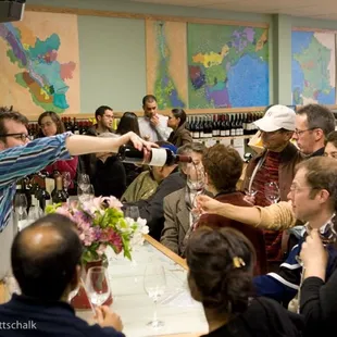 The FREE Saturday tastings are very popular and informative.  It&apos;s a good cross section of friendly folks.