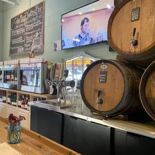 a man standing at a bar