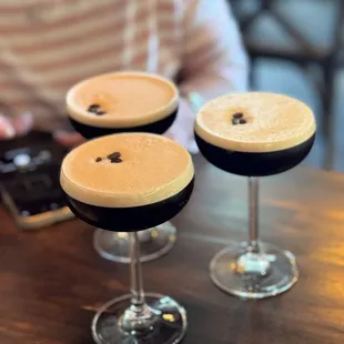 Infamous espresso martini at George&apos;s