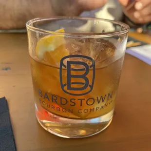 Old Fashioned during the Bardstown Bourbon Discovery Tour