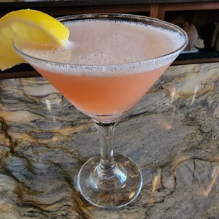 There is no cocktail menu, but Mike is awesome and can make you anything! Pomegranate martini.