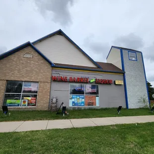 the front of the store