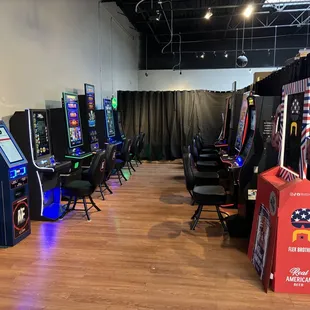 Their new private gaming area is much sought after!