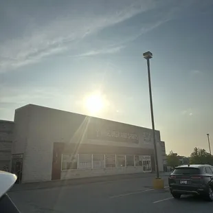 outside