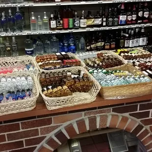 They have a ton of mini bottles!