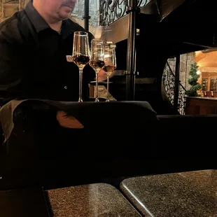 Joel, our excellent Sommelier.