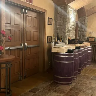 Downstairs snack area