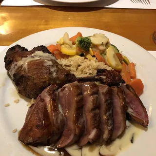 Duck Confit and Pan Seared Breast