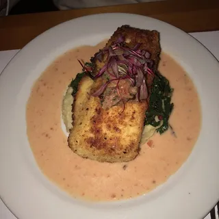 Parmesan Crusted Halibut