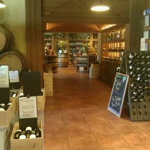 a wine shop