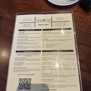 Brunch menu 2