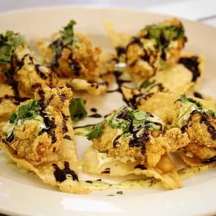 Fried oysters
