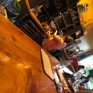 Nice bar area