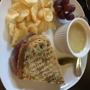 Half Italian and soup of the day