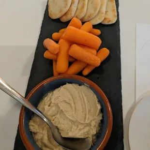 Hummus plate